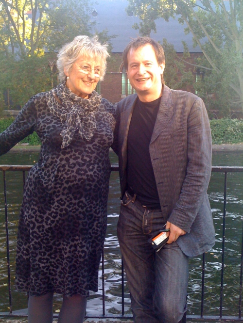 Germaine Greer & me in a lighter moment